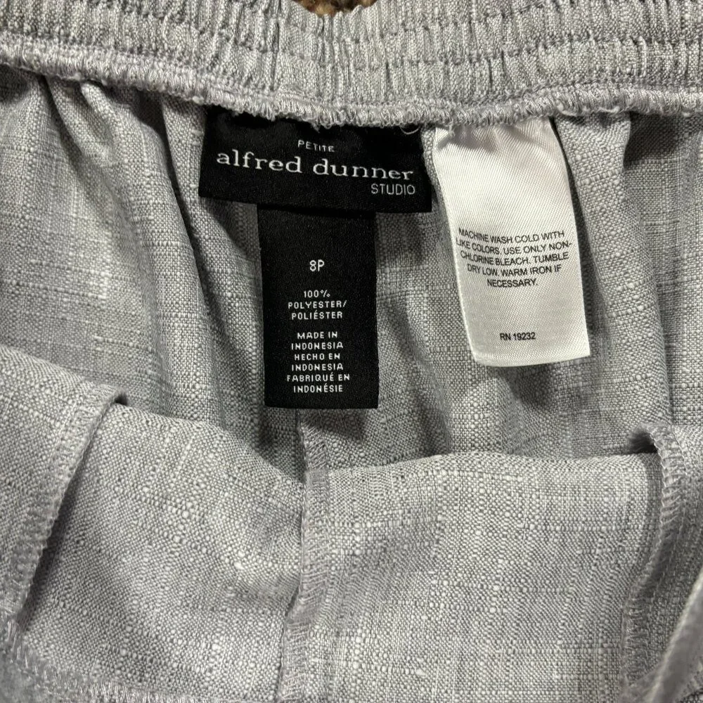 Alfred Dunner - Pull on Dress Pants - Women's Petite Size 8P - 1849 - Picture 2 of 4